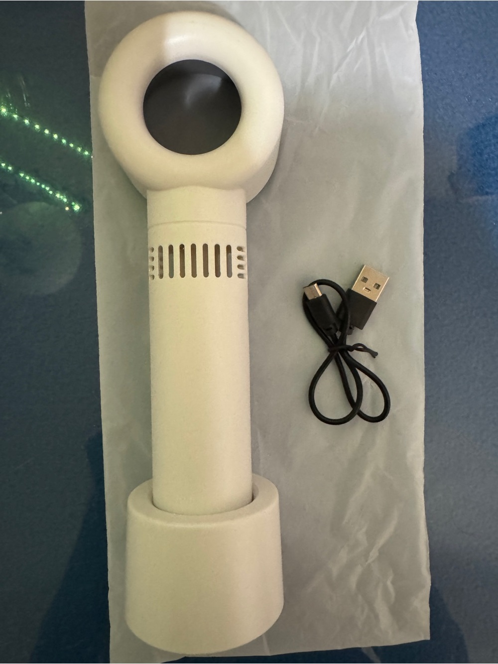 Handheld Mini Portable Fan - White